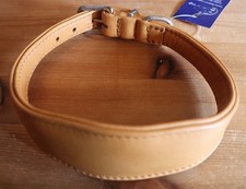 Windhund halsband leder weich - halsband,