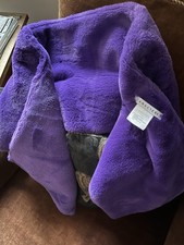 CARACTERE WEBPELZSCHAL MEGA FLAUSCHIG LILA NEU