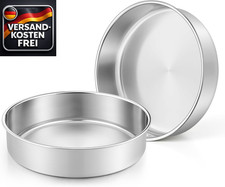 Runde Backform Edelstahl Set