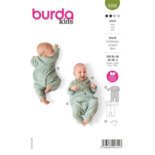 Burda schnittmuster 9258 - schnittmuster,