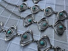 Mode Schmuck 70er Jahre silber