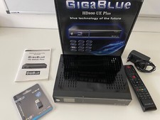 Sat Box Receiver Giga Blue HD 800 UE Plus inkl. USB Wlan Stick OVP Linux