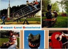 20064435 - 8614 Geiselwind Geiselwind, Freizeitpark, Mini-Eisenbahn, Papagei,
