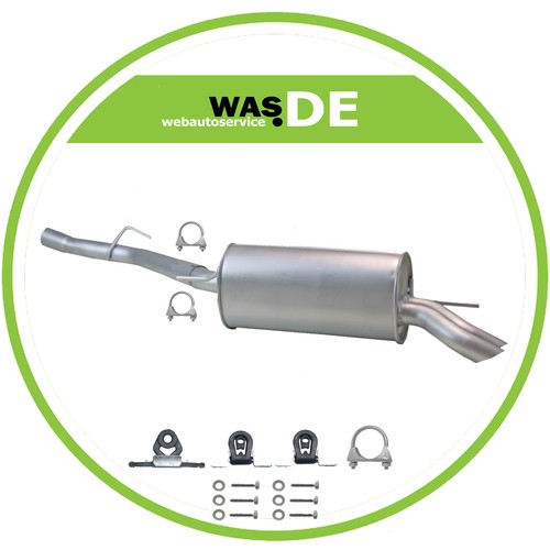 Auspuff endschalldämpfer - endschalldämpfer, vw