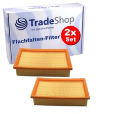 2x Flachfilter Luftfilter für