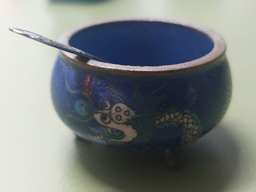 Saliere kupfer cloisonne - saliere,