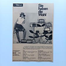 1962 Akkord Radio Filou Kessy Lux Pinguette Pinguin Werbeanzeige Reklame