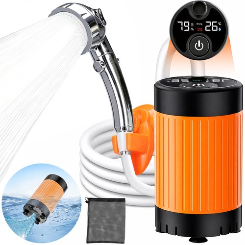 Tragbare campingdusche 7800mah - tragbare,