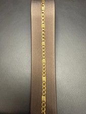 585 Gelbgold Figaro Armband