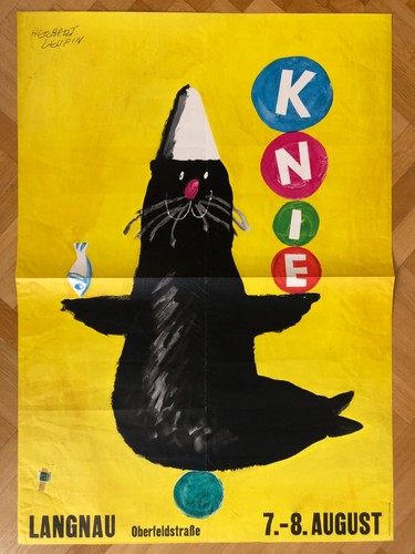 Plakat zirkus knie angnau - plakat,