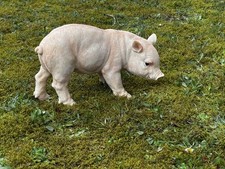 Gartenfigur schwein ferkel - gartenfigur,