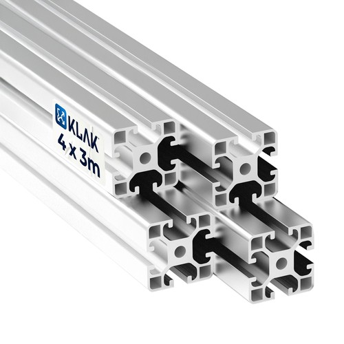 Klak 4x aluprofil - 4x, 40x40mm