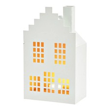 Lichthaus Metall Haus weiß