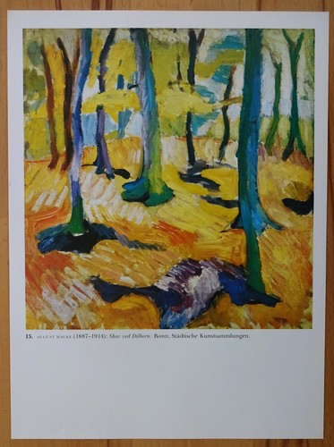 August macke wald bei - august, "wald