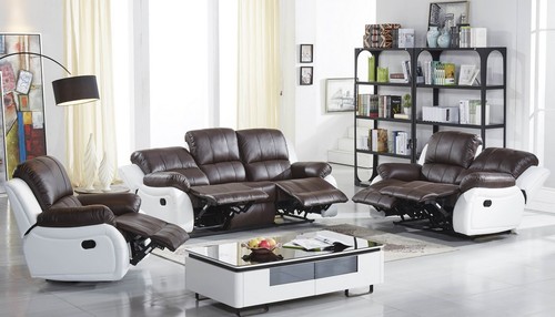 Ledergarnitur sofa set - 3-2-1,,