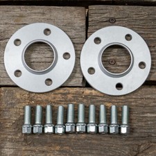 Spurverbreiterung SCC Mercedes 40mm 2x20mm 5x112 + Schrauben Spurplatte Silber