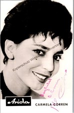 Original Autogramm Carmela Corren (1938-2022) /// Autograph signiert signed sign