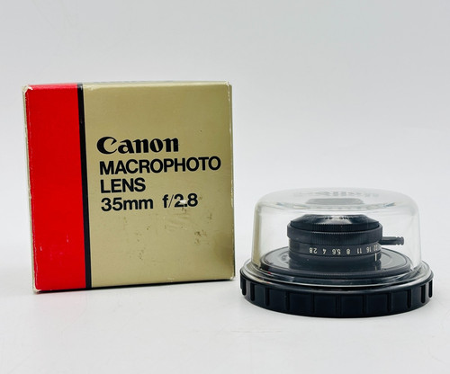Canon macrophoto lens - lens, f