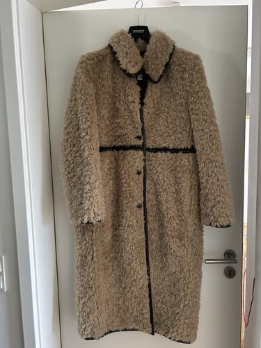 Zara lammfell teddymantel - lammfell/,