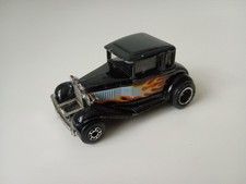 Matchbox Superfast - Ford Model A - MB 73 Hot Rod Schwarz Flammen