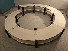 Gleiswendel h0 zweigleisig Roco Line mit und ohne Bettung R3 und R4