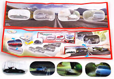 Wackelbild : DC069 Serie Porsche mit Beipackzettel (je 4 Stück  = 1 "Figur")