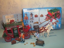 Playmobil Postkutsche 4399 Western Kutsche Cowboy Gold + OVP