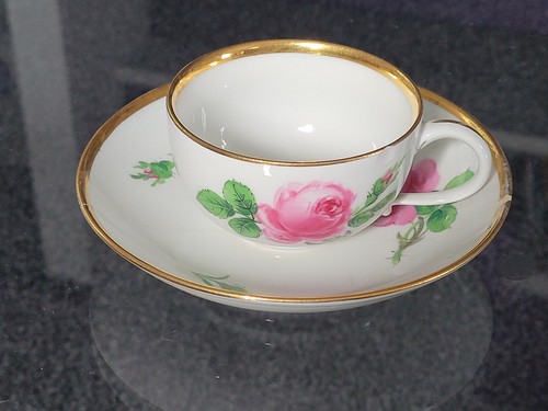 Meissen moccatasse rote - meissen,