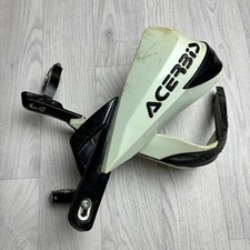 Acerbis Handprotektoren-Satz Hebelprotektoren Motocross weiss gebraucht Schutz
