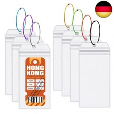7 Stück Kreuzfahrt Gepäckanhänger, Kofferanhänger Transparente, Gepäck Etik