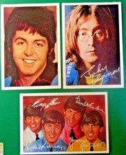 3 Autogrammkarten The Beatles