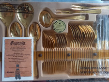 Imperial Besteckset Edelstahl 23/24 Karat hartvergoldet NEU