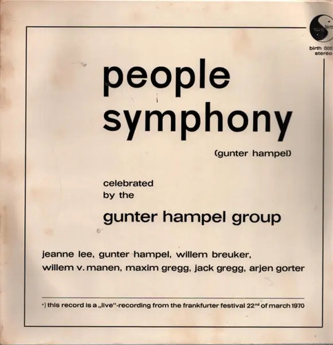 Gunter hampel group people - hampel,