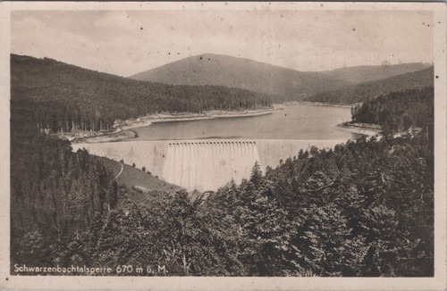 Schwarzenbach talsperre - ak, schwarzenbach-talsperre