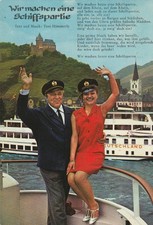 AK  Margit Sponheimer u. Ernst Neger , Lied - Text , Schiff - Rhein , gel. 1976