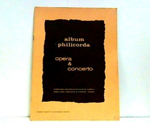 Album philicorda opera und - album,