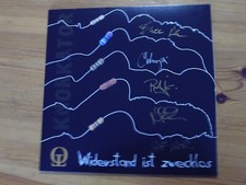 Knorkator - Widerstand ist zwecklos - Autogramme - Lp - Limited Edition - Gold