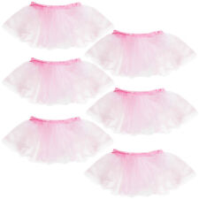 6 KINDER ROSA BALLETT TUTUS