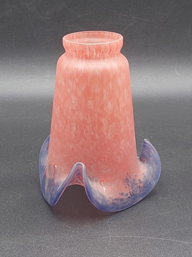 Vintage glas blau - glas, lampenschirm