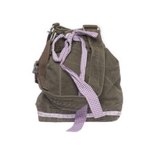 Lemonfish, Stoffbeutel, Unisex (Erwachsene), Braun/Lila/Weiß, 24, 12, 31 cm #zsw