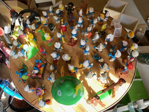 Schleich schlümpfe konvolut - schleich,