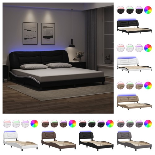 Bettgestell mit led bett - bettgestell,