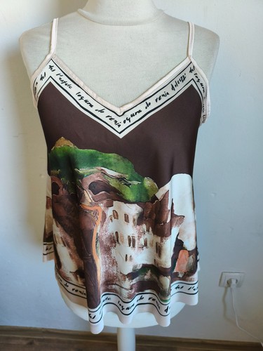 Made italy satin - , blusentop