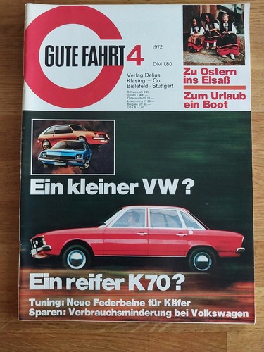 Gute fahrt 1972 - fahrt, vw