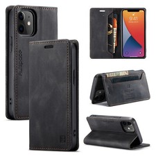 PU Leder Handyhülle Magnet zuklappen Kartenfach Wallet Displayschutz Tasche