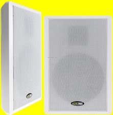 40W Flat Panel 5" Lautsprecher 2-Wege 86dB 1 Paar weiß Surround Wand Boxen Slim