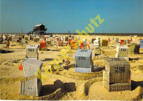 Peter ording nordsee - ak,