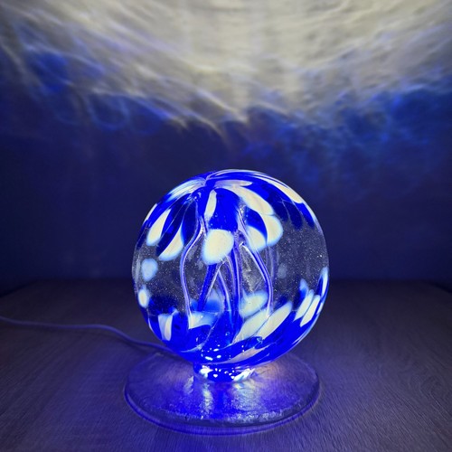 Hexenkugel lampe 12cm blau - hexenkugel,