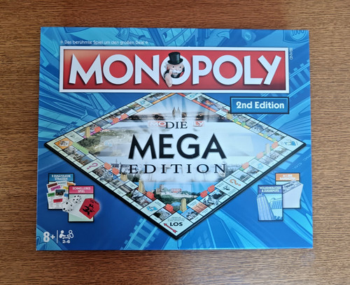 Monopoly die mega edition 2nd - monopoly,