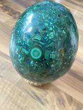 Riesen Osterei aus Malachit